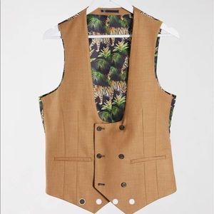 Harry Brown skinny fit suit waistcoat / vest.